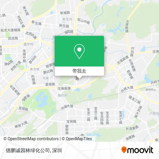 德鹏诚园林绿化公司地图