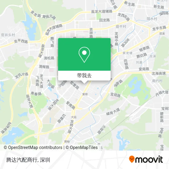 腾达汽配商行地图