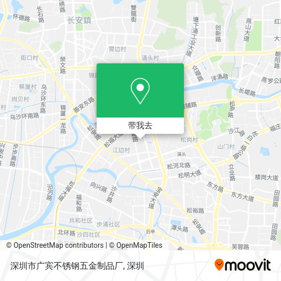 深圳市广宾不锈钢五金制品厂地图