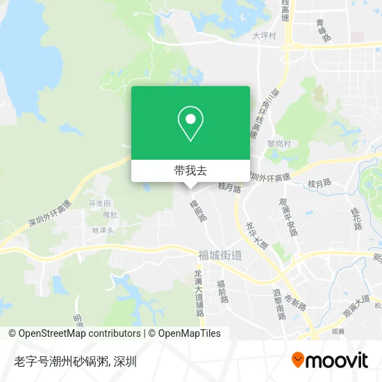 老字号潮州砂锅粥地图