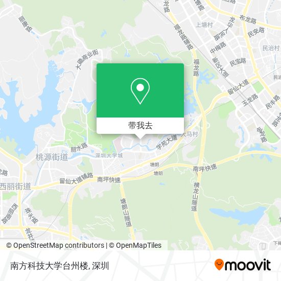 南方科技大学台州楼地图