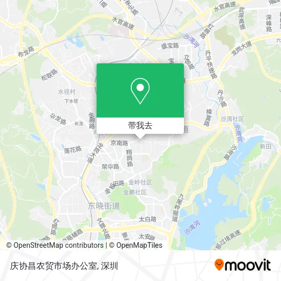 庆协昌农贸市场办公室地图