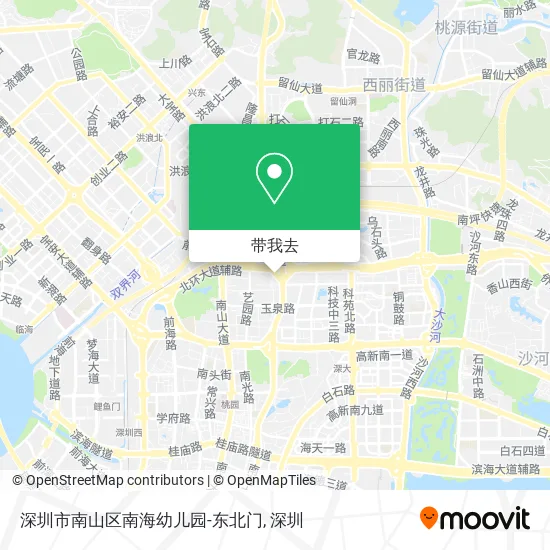 深圳市南山区南海幼儿园-东北门地图