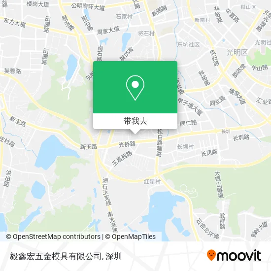 毅鑫宏五金模具有限公司地图