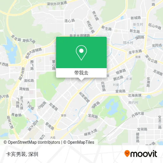 卡宾男装地图