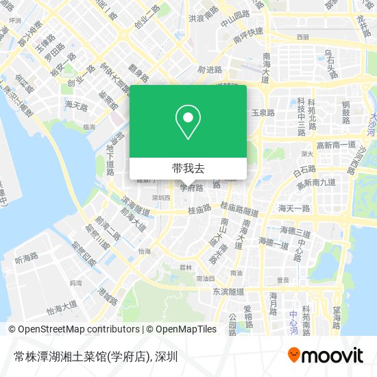 常株潭湖湘土菜馆(学府店)地图