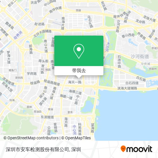 深圳市安车检测股份有限公司地图