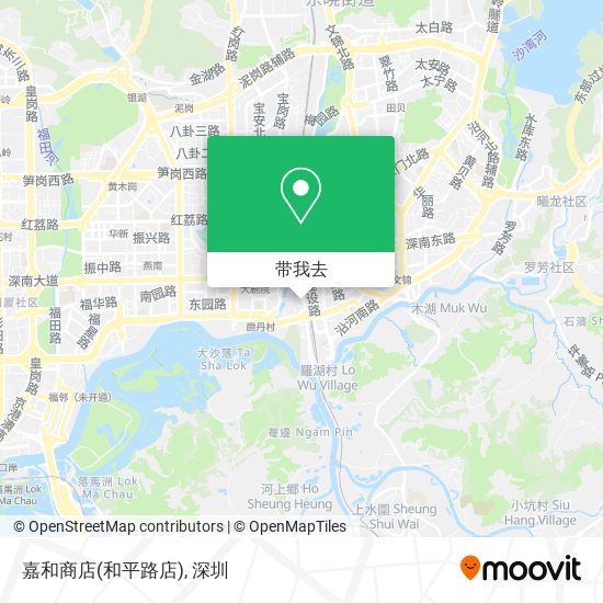 嘉和商店(和平路店)地图