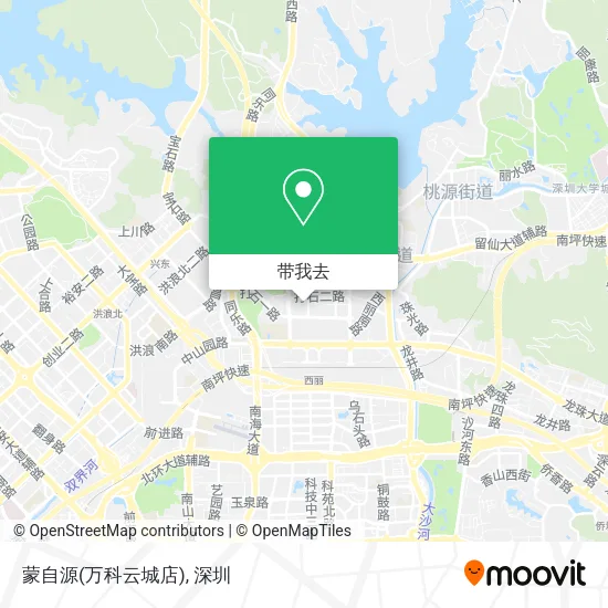 蒙自源(万科云城店)地图
