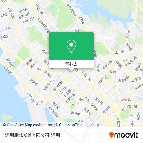 深圳鹏城帐篷有限公司地图