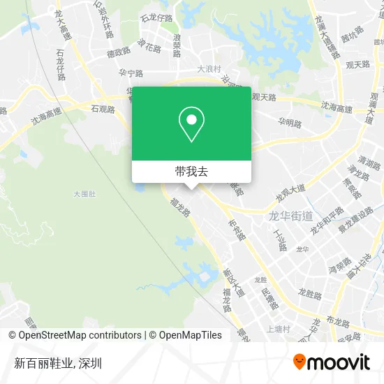 新百丽鞋业地图