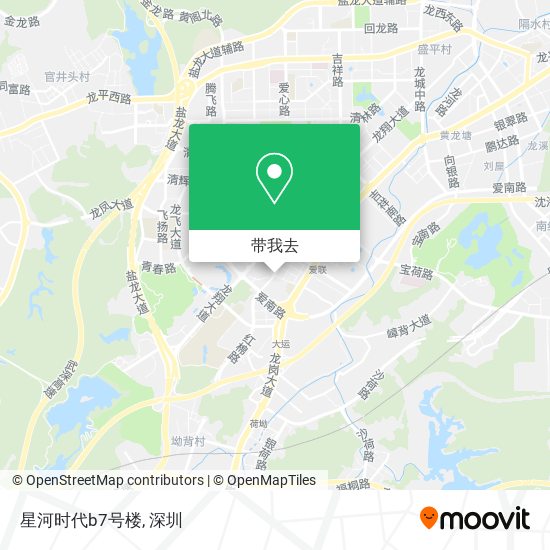 星河时代b7号楼地图