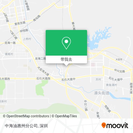 中海油惠州分公司地图