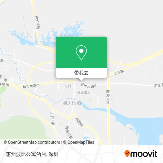 惠州波比公寓酒店地图