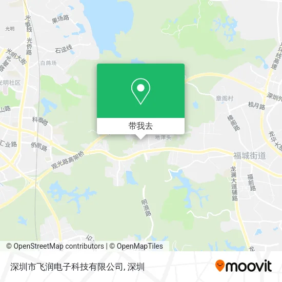 深圳市飞润电子科技有限公司地图