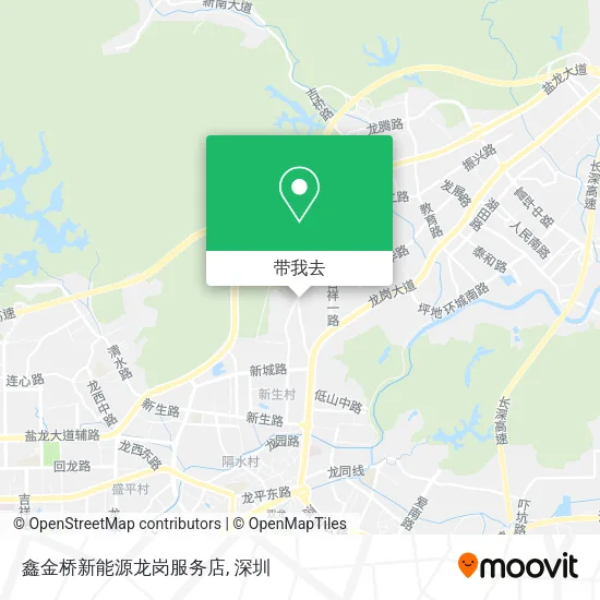 鑫金桥新能源龙岗服务店地图