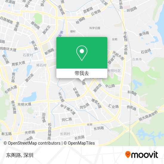 东阁路地图