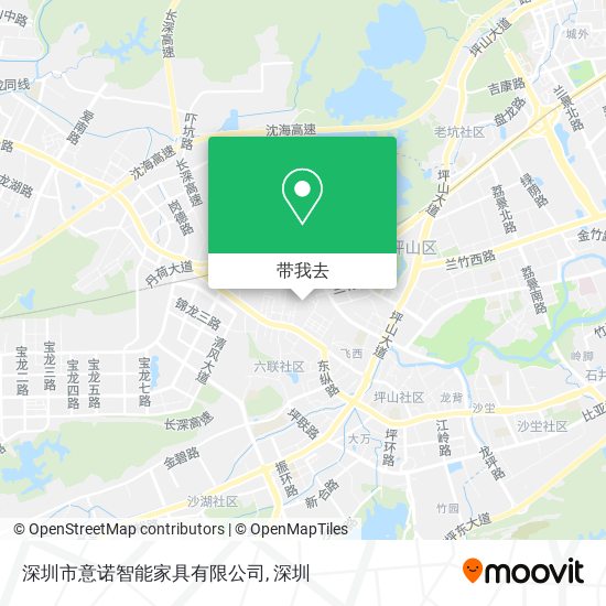 深圳市意诺智能家具有限公司地图