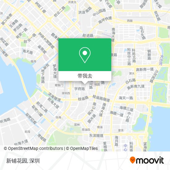 新铺花园地图