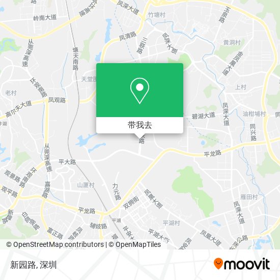 新园路地图