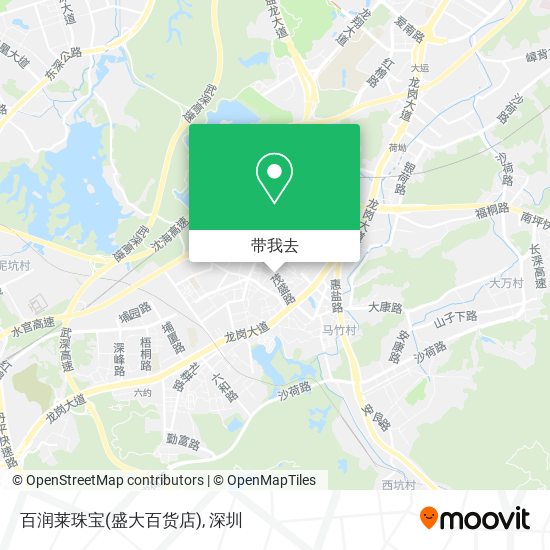 百润莱珠宝(盛大百货店)地图