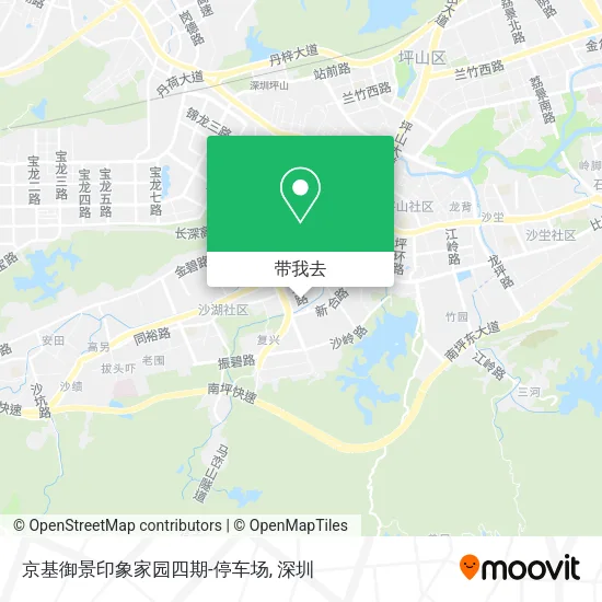 京基御景印象家园四期-停车场地图
