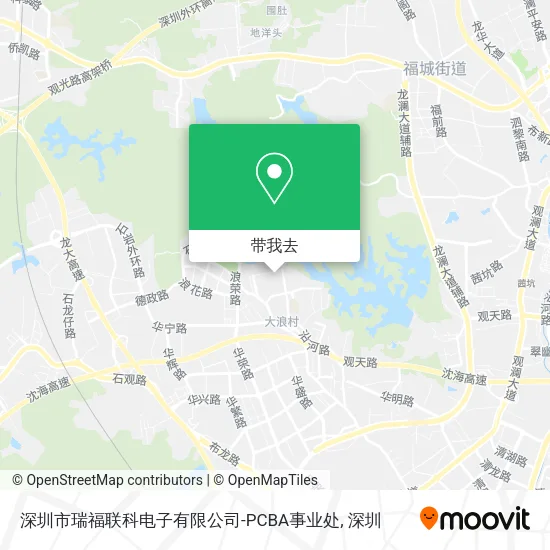深圳市瑞福联科电子有限公司-PCBA事业处地图