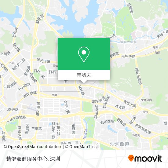 越健豪健服务中心地图
