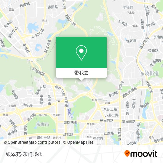 银翠苑-东门地图