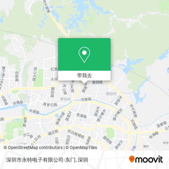 深圳市永特电子有限公司-东门地图