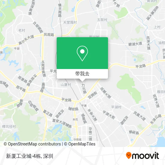 新厦工业城-4栋地图