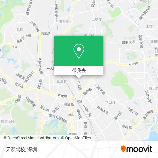 天泓驾校地图