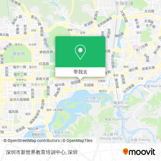 深圳市新世界教育培训中心地图