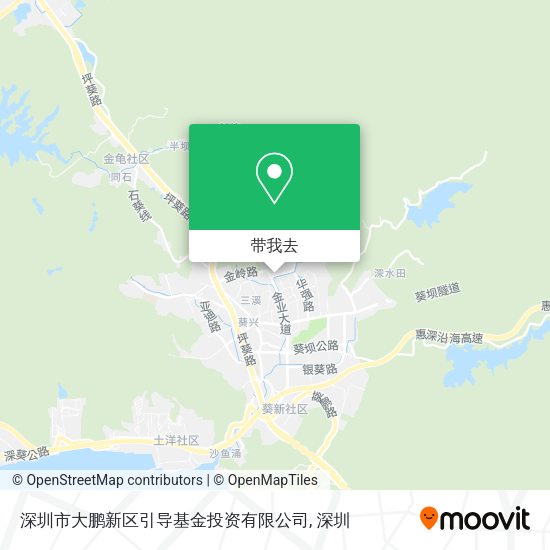 深圳市大鹏新区引导基金投资有限公司地图
