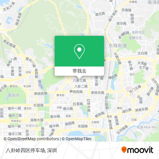 八卦岭四区停车场地图