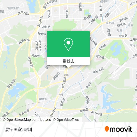 展宇画室地图