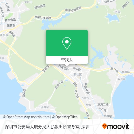 深圳市公安局大鹏分局大鹏派出所警务室地图