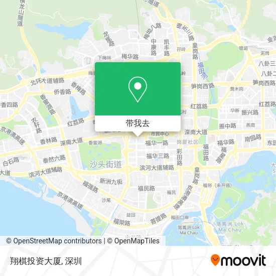 翔棋投资大厦地图