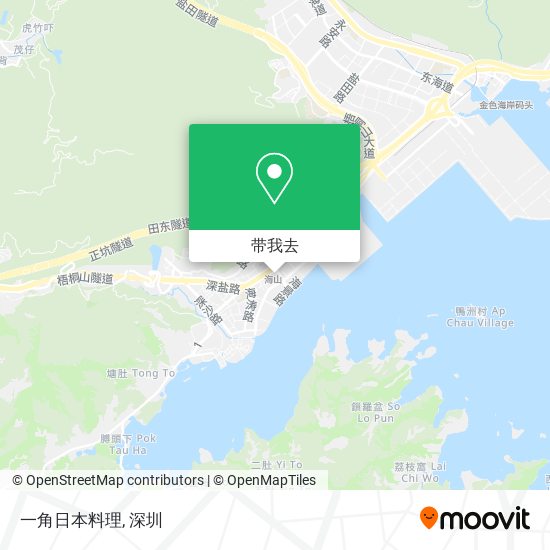 一角日本料理地图