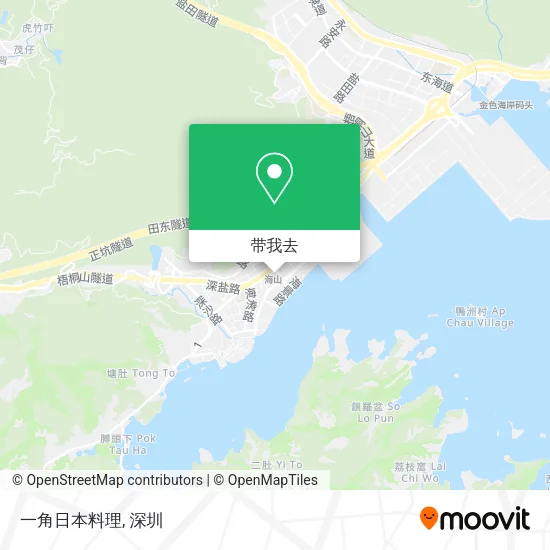 一角日本料理地图