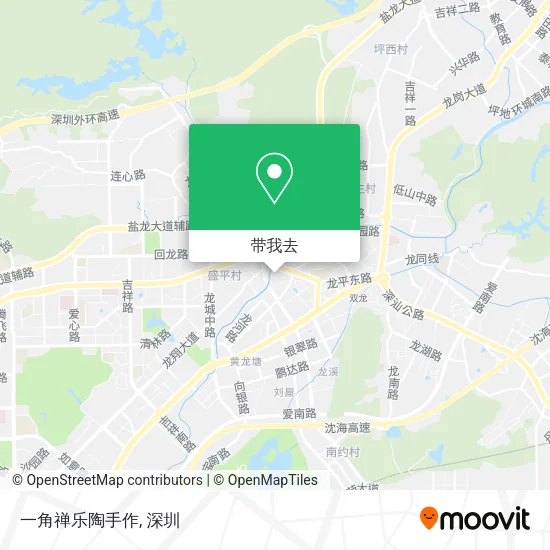 一角禅乐陶手作地图