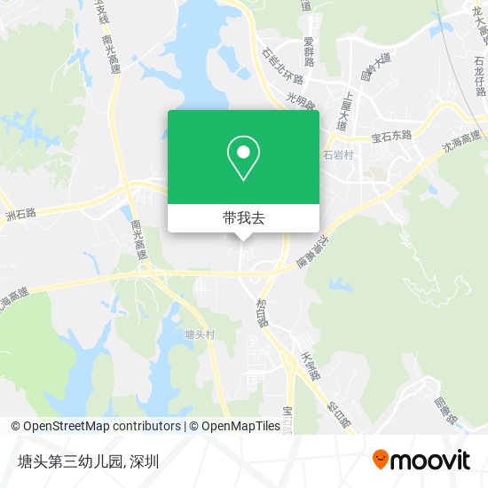 塘头第三幼儿园地图
