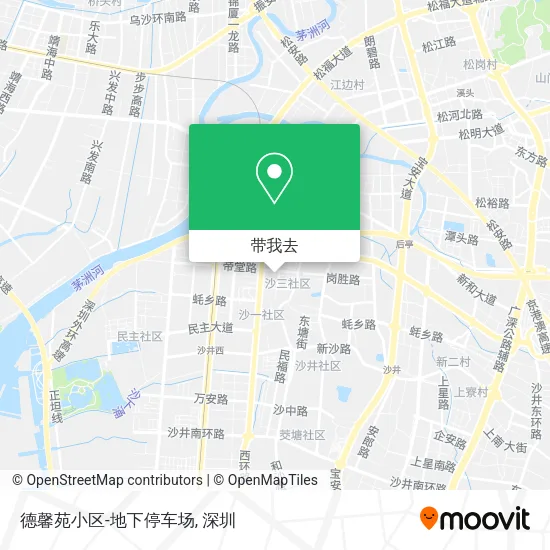 德馨苑小区-地下停车场地图