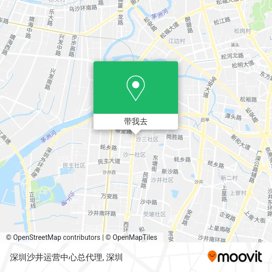 深圳沙井运营中心总代理地图