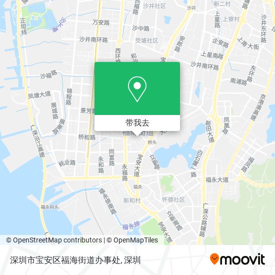 深圳市宝安区福海街道办事处地图