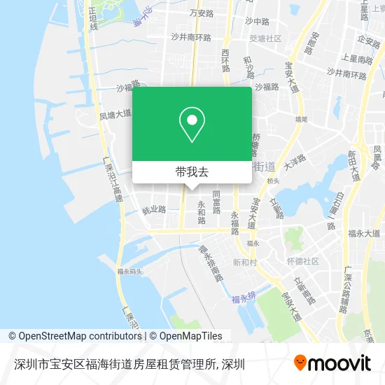 深圳市宝安区福海街道房屋租赁管理所地图