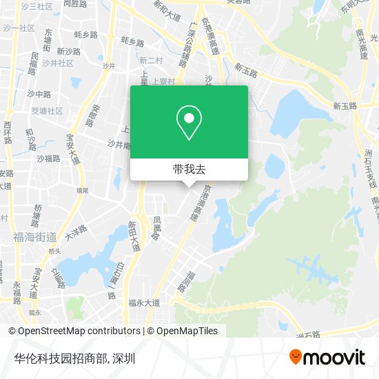 华伦科技园招商部地图