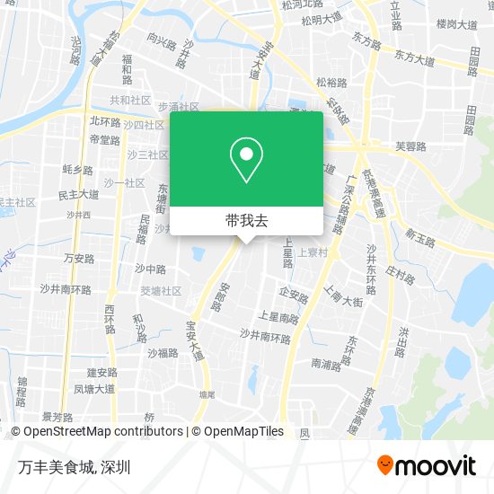 万丰美食城地图