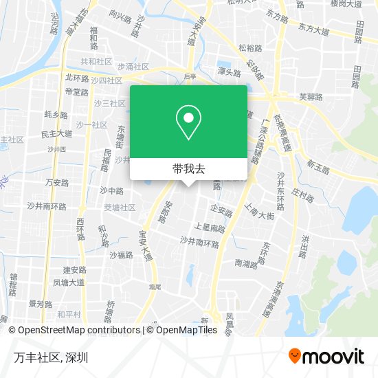 万丰社区地图