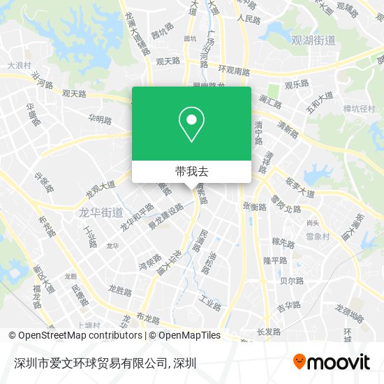 深圳市爱文环球贸易有限公司地图